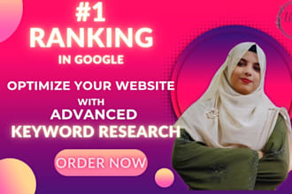 research advanced SEO keywords and competitors analysis