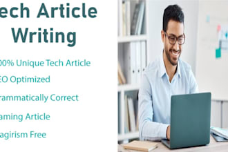 write tech articles, blog posts, or gaming content