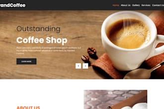 design private label coffee shopify beverages store grocery website tea store
