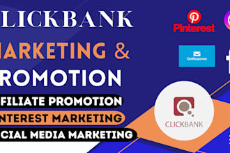 do clickbank affiliate marketing promotion, pinterest affiliate marketing