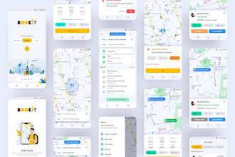 develop flight booking app, airline app, hotel booking app, taxi booking