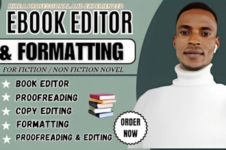 do proof reading, KDP final book formatting, editing fact check and rewrite