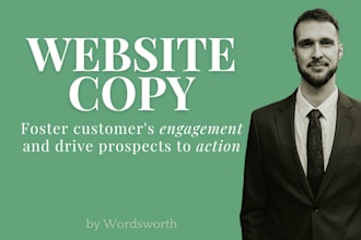 write website copy as your copywriter