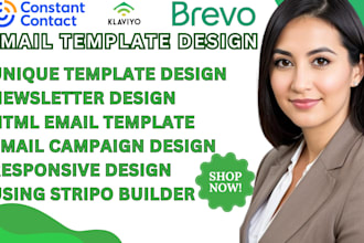 email template design for klaviyo mailchimp brevo stripo newsletter email design