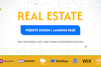 design real estate website and real estate landing page with idx mls listing