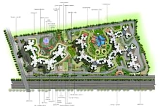 site plan render, architectural master plan urban plan, master plan, site plan