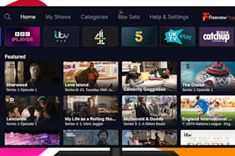 build iptv app, ott app, smart tv app, vod app, roku tv, with payment gateway