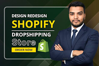 design shopify website, shopify expert, shopify dropshipping