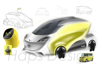 do gorgeous car styling and automotive concept design