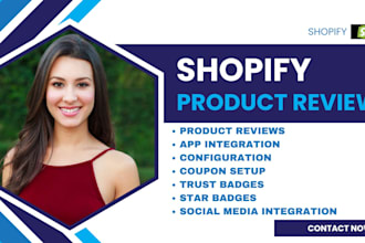 add judge me or loox reviews, email and SMS marketing for shopify