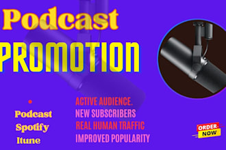 promote your podcast to increase downloads