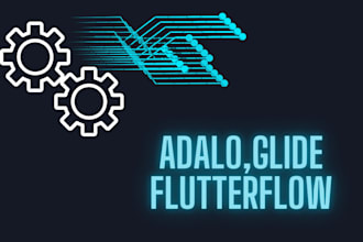 build custom no code apps using glide, adalo, flutter app