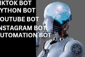develop telegram bot tiktok bot twitter bot twitch bot discord bot youtube bot