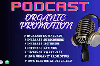 do promote your podcast to help increase real audience