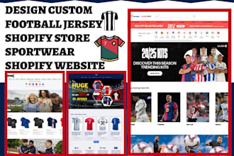 design custom football jersey shopify store jersey website sport wear website