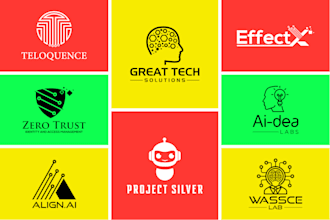 do modern tech crypto security app technology sass software startup logo design