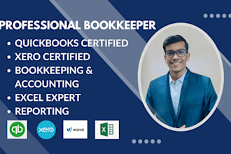 setup and do bookkeeping using quickbooks online and xero