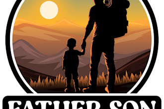 do tour guide,camping, travel guide logo