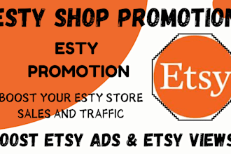 esty traffic esty shop promotion esty sales esty views esty SEO esty ads sales