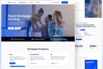 design mortgage website mortgage calculator mortgage payday loan finance website