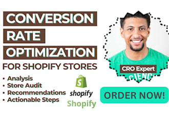 perform a shopify store cro audit, provide actionable steps