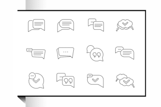 create line icon, icon for your UI, ios icon, web or app