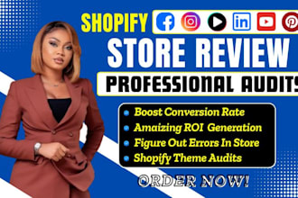 do shopify store review, audit shopify store to boost your conversions