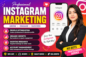 be your instagram marketing manager for organic growth