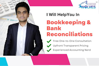 do bookkeeping, invoicing and bank reconciliations in quickbooks