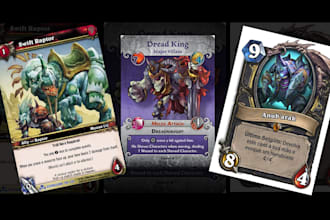 create board game, playing card, card game design and card game art