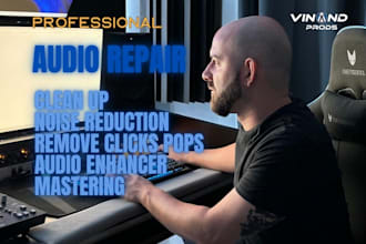 clean up background noise and enhance your audio file