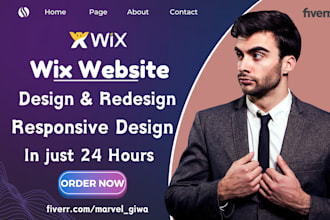 build wix website and redesign, wix booking, wix studio