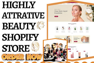 design beauty cosmetics store makeup cosmetics website skincare beauty website