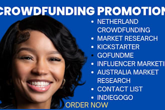 do netherland crowdfunding campaign promotion australia market research for USA