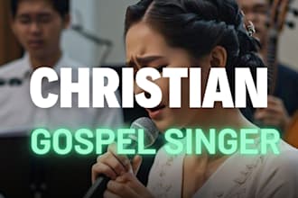 be your female christian gospel, soulful vocalist, choir, country song