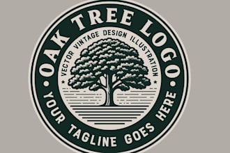 do natural eco tree garden mountain camping healthcare logo in 24 houes
