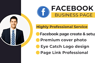 do facebook business page create and setup