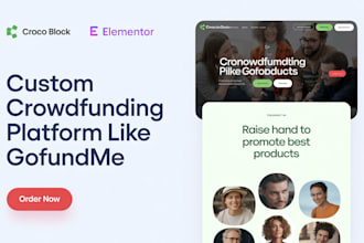build a custom crowdfunding donation platform like gofundme, kickstarter