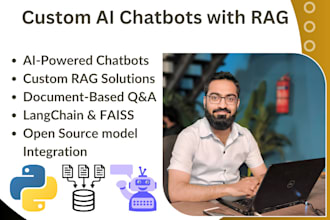 develop custom rag ai chatbot using langchain and gpt
