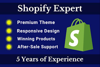 develop and fix the shopify website