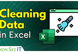 clean,format,merge,split,make dashboards and charts on excel data