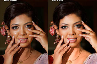 high end photo retouching
