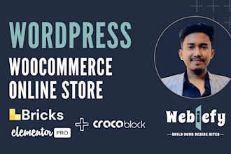 create ecommerce website for your online store