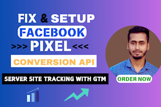 fix or setup meta facebook pixel conversion API with GTM, ga4 ecommerce tracking