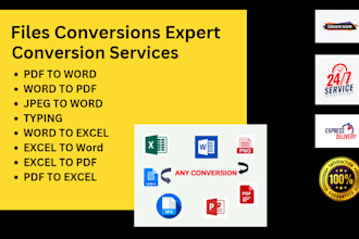 do high quality pdf to word format in 24 hours