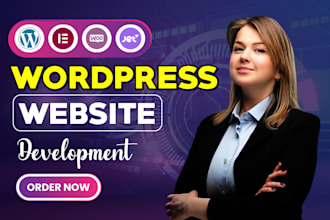 design redesign clone website using wordpress, elementor as a developer