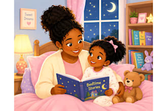 illustrate children story book illustration and 3d children story book