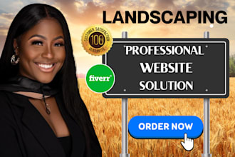 build wordpress landscape landing page landscape website outdoor service website
