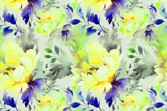 do seamless pattern designs for print