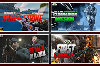 design gaming youtube thumbnails for fortnite gta 5 bgmi cod pubg free fire